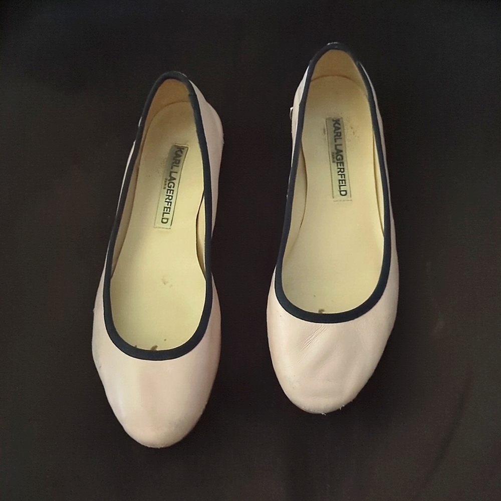 Karl Lagerfeld ballet flats in 7
